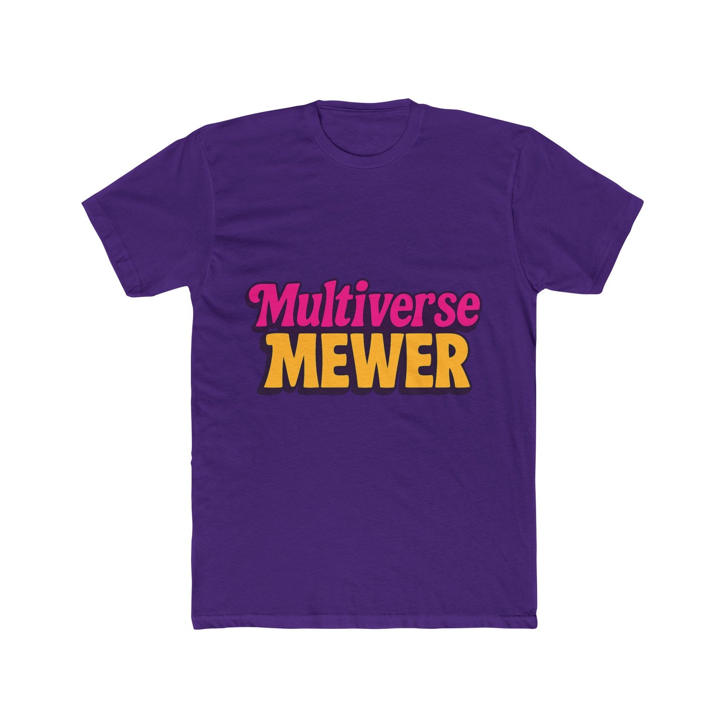 multiverse mewer unisex t-shirt - science fiction cat graphic tee, multicolor design - perfect sci-fi apparel for cat lovers