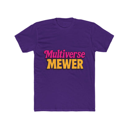 Multiverse Mewer Unisex T-Shirt - Science Fiction Cat Graphic Tee, Multicolor Design - Perfect Sci-Fi Apparel for Cat Lovers