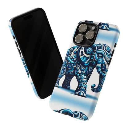 Blue Animal Create 4 3D Wrap Protective Phone Case for Smartphones with Vibrant Anime and Comic Inspired Design Durable Shock Absorption and UV Protection