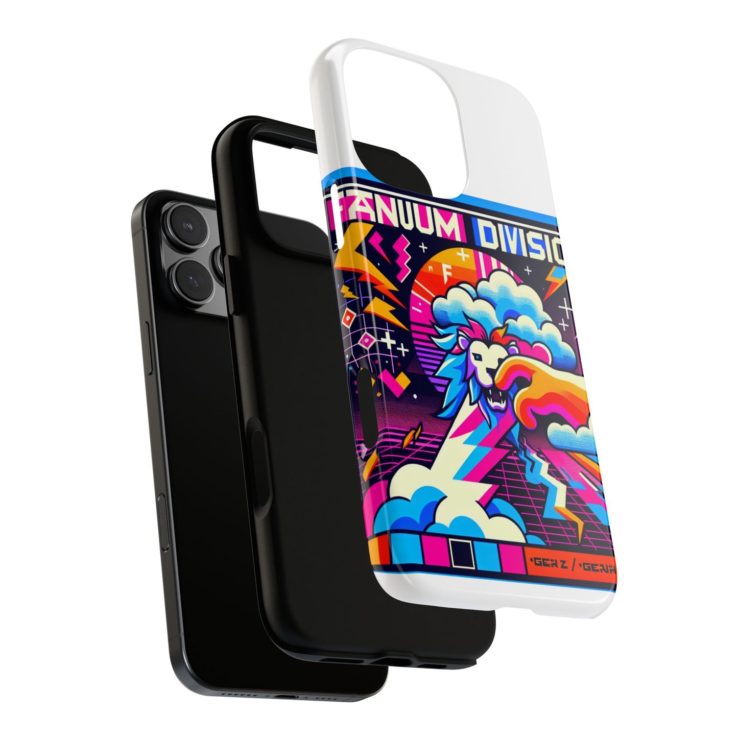 fanum irs division protective phone case with 3d wrap design, uv protected, durable shock absorption, ideal gift for anime and comic culture fans