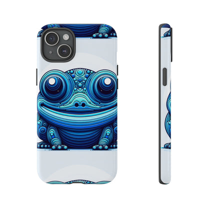 Cool Blue Animal Create 4 3D Wrap Protective Phone Case for Smartphones with Vibrant Animal Design and Shock Absorption