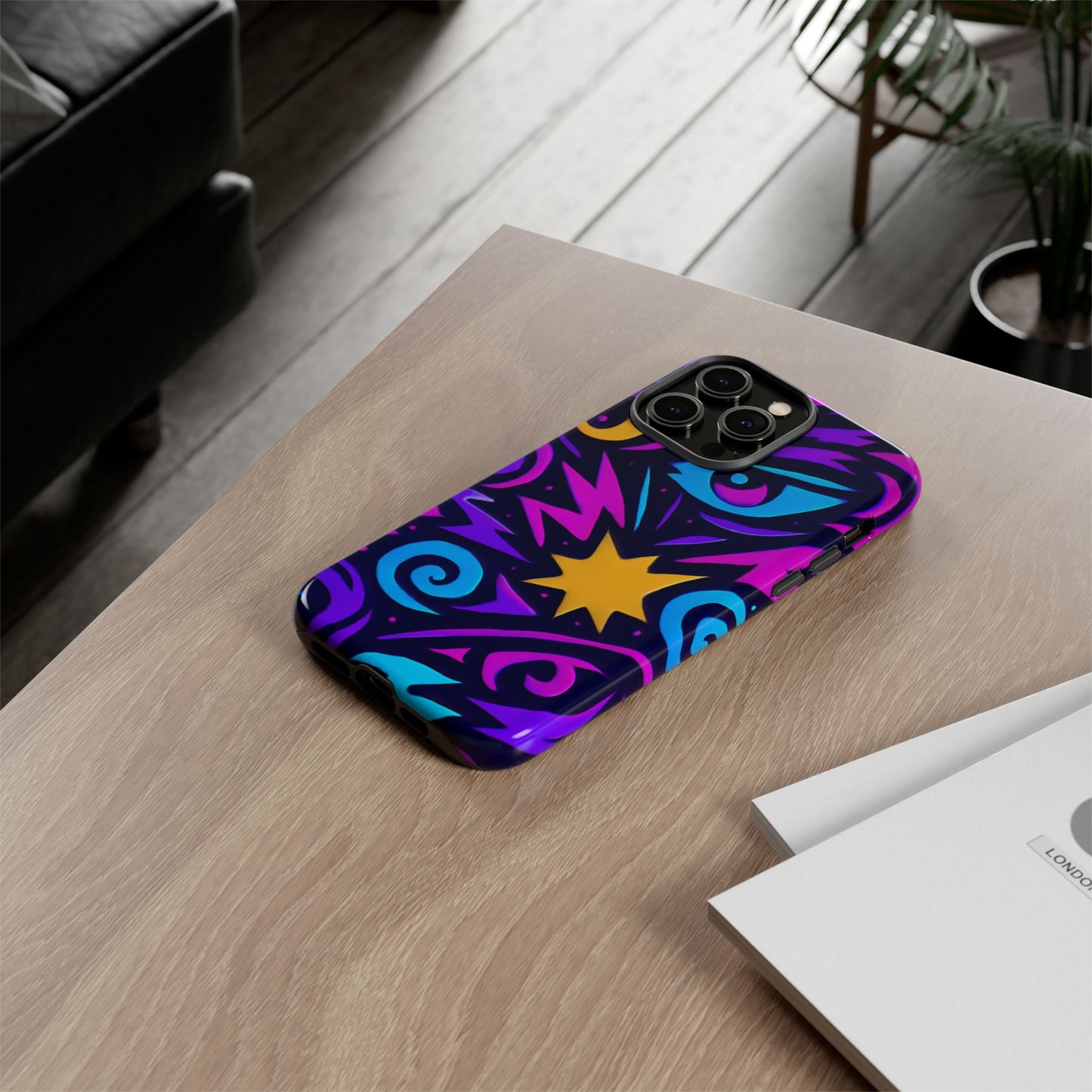 vibrant multicolour 3d wrap phone case for stylish protection and unique expression – compatible with iphone 13, 14, 15 & 16 – all models including pro, pro max & plus