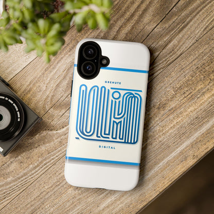 Vibrant 3D Wrap Phone Case in Blue Alphabet Design for Stylish Protection Compatible with iPhone 13, 14, 15 & 16 – All Models Including Pro, Pro Max & Plus