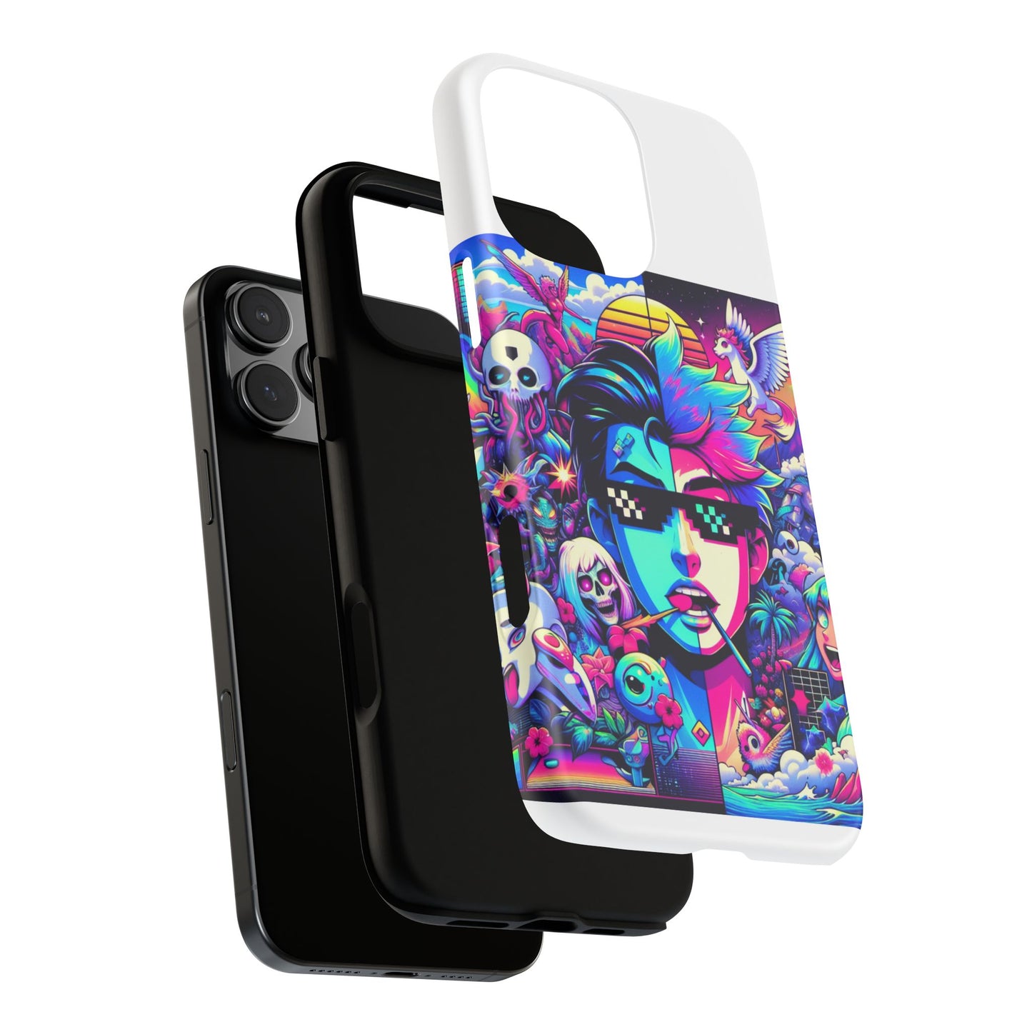 skibidi on sight protective phone case for anime lovers