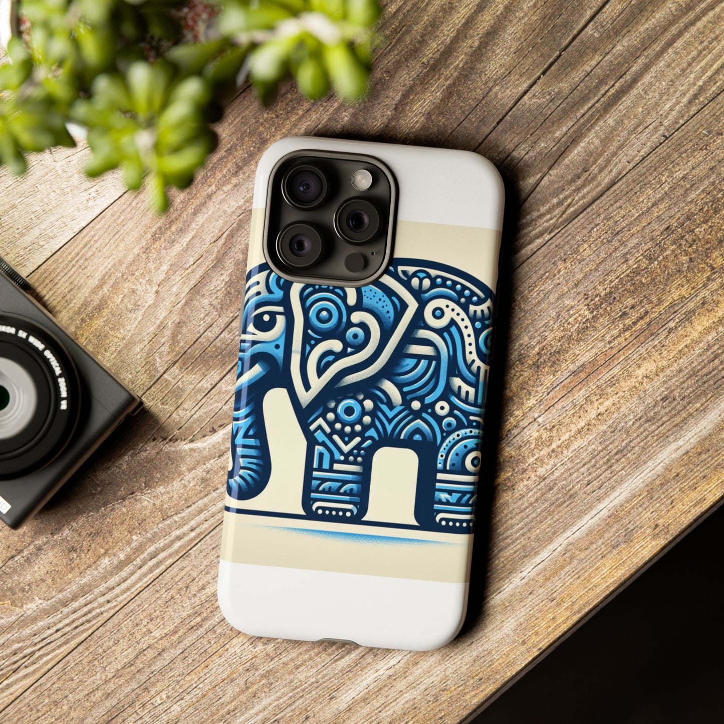 vibrant 3d elephant design phone case for stylish protection and unique aesthetic compatible with iphone 13, 14, 15 & 16 – all models including pro, pro max & plus
