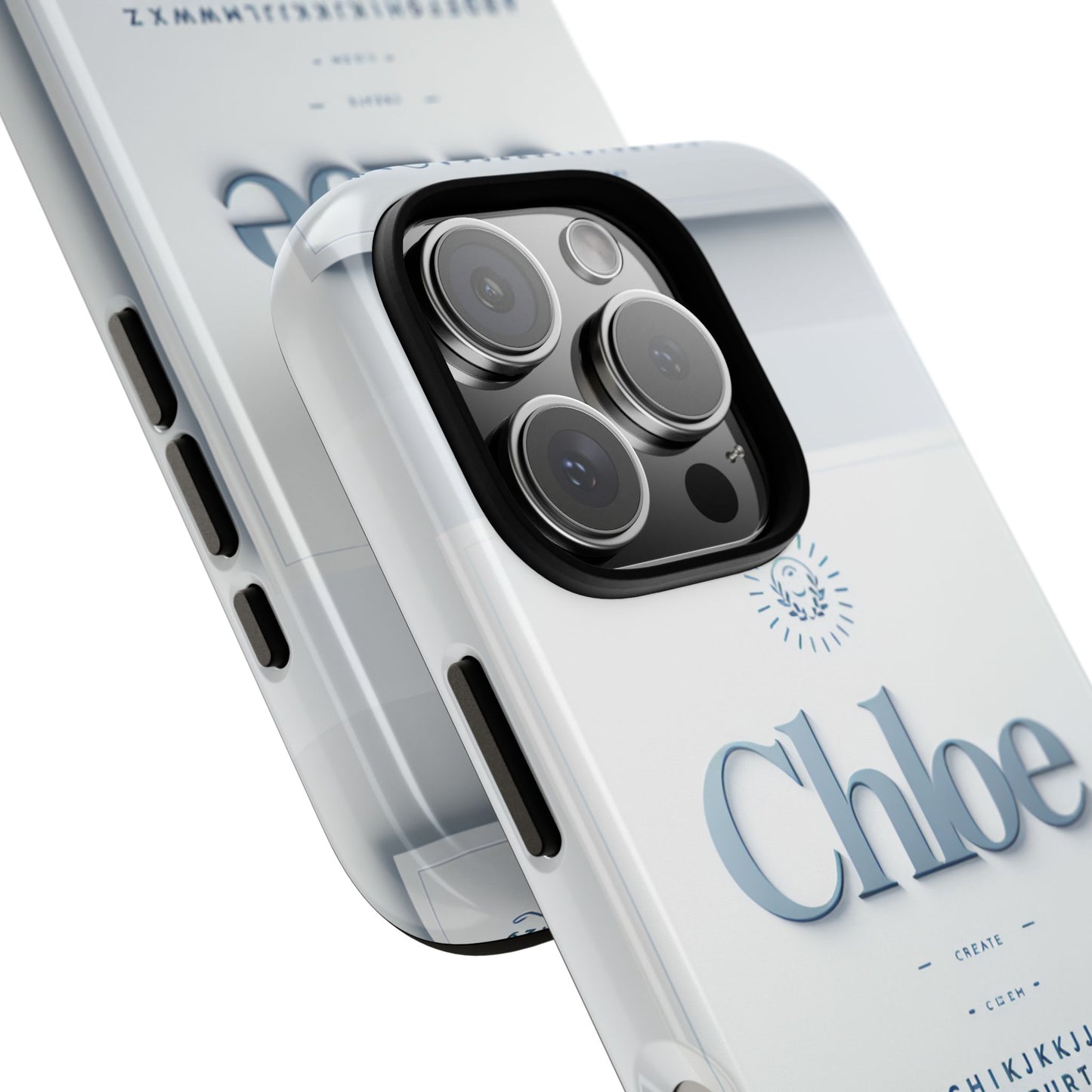 chloe blue phone case with 3d wrap design for iphone and android - shockproof protective cover with vivid anime and comic inspired artwork for style and safety