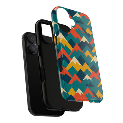 Vibrant Mountain Pattern 3D Wrap Protective Phone Case Stylish Accessory for Men and Women Compatible with iPhone 13, 14, 15 & 16 – All Models Including Pro, Pro Max & Plus