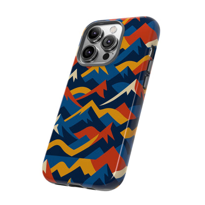 Vibrant 3D Mountain Design Protective Phone Case for Unique Accessory Lovers Compatible with iPhone 13, 14, 15 & 16 – all models including Pro, Pro Max & Plus