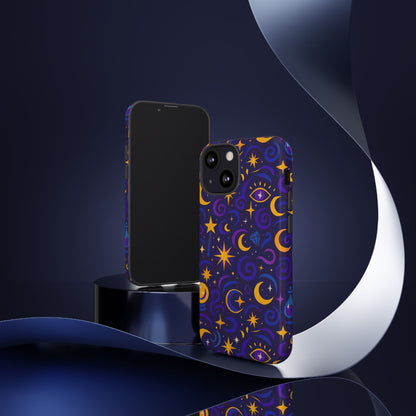 Vibrant 3D Cosmic Design Phone Case for Stylish Protection with Multicolour Stars and Swirls Compatible with iPhone 13, 14, 15 & 16 – All Models Including Pro, Pro Max & Plus