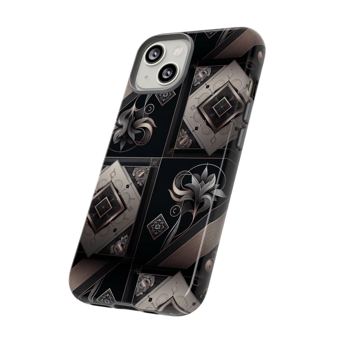 blackpattern image 4 vibrant 3d phone case for android and iphone with bold anime-inspired art, shockproof finish, compatible with iphone 13-16 pro max