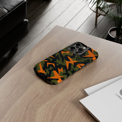 Military Camouflage 3D Wrap Protective Phone Case for Bold Expression and Unique Style Compatible with iPhone 13, 14, 15 & 16 – All Models Including Pro, Pro Max & Plus