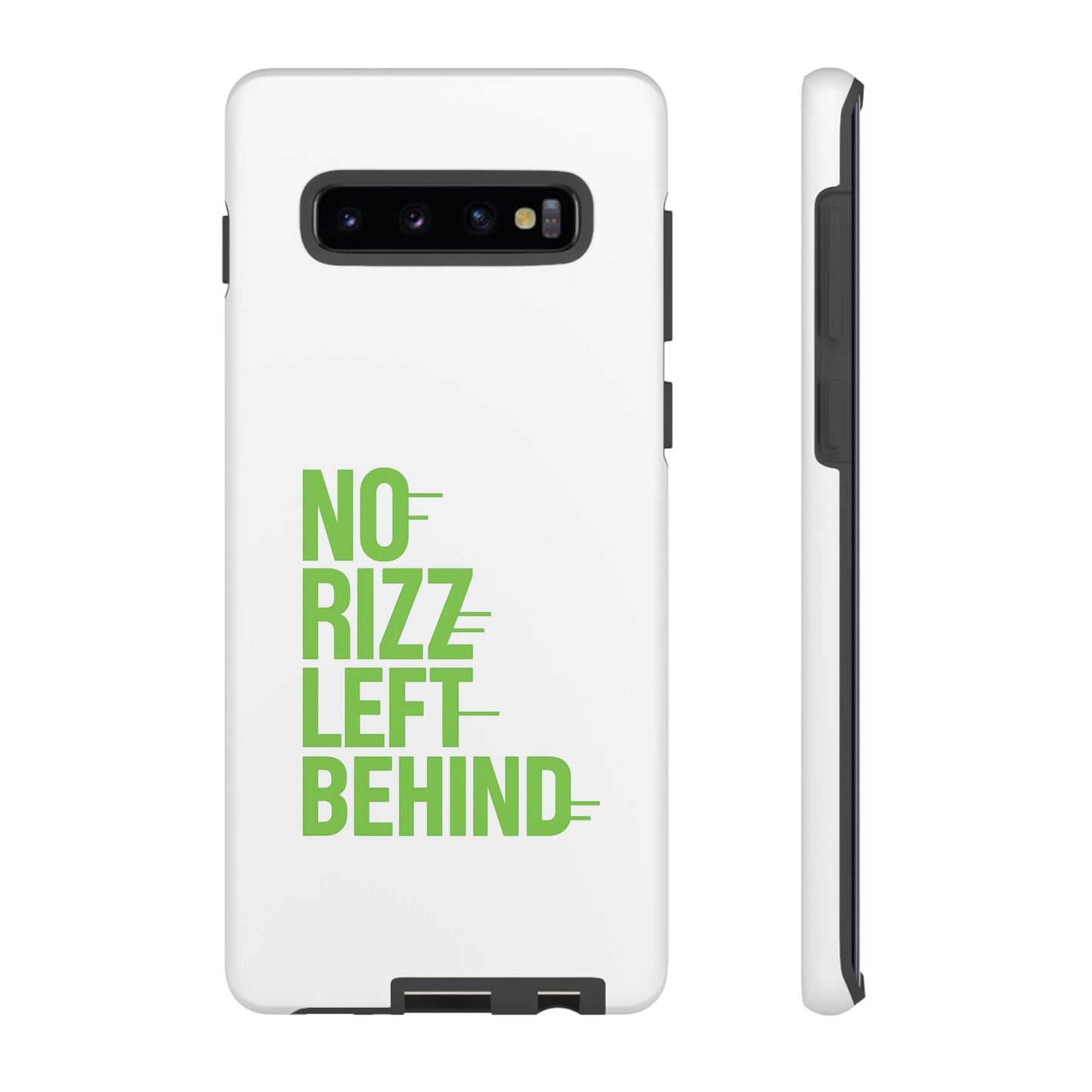 copy of tough cases - no rizz left behind phone case for ultimate protection and style, impact-resistant, dual layer, vibrant design, perfect gift for adults