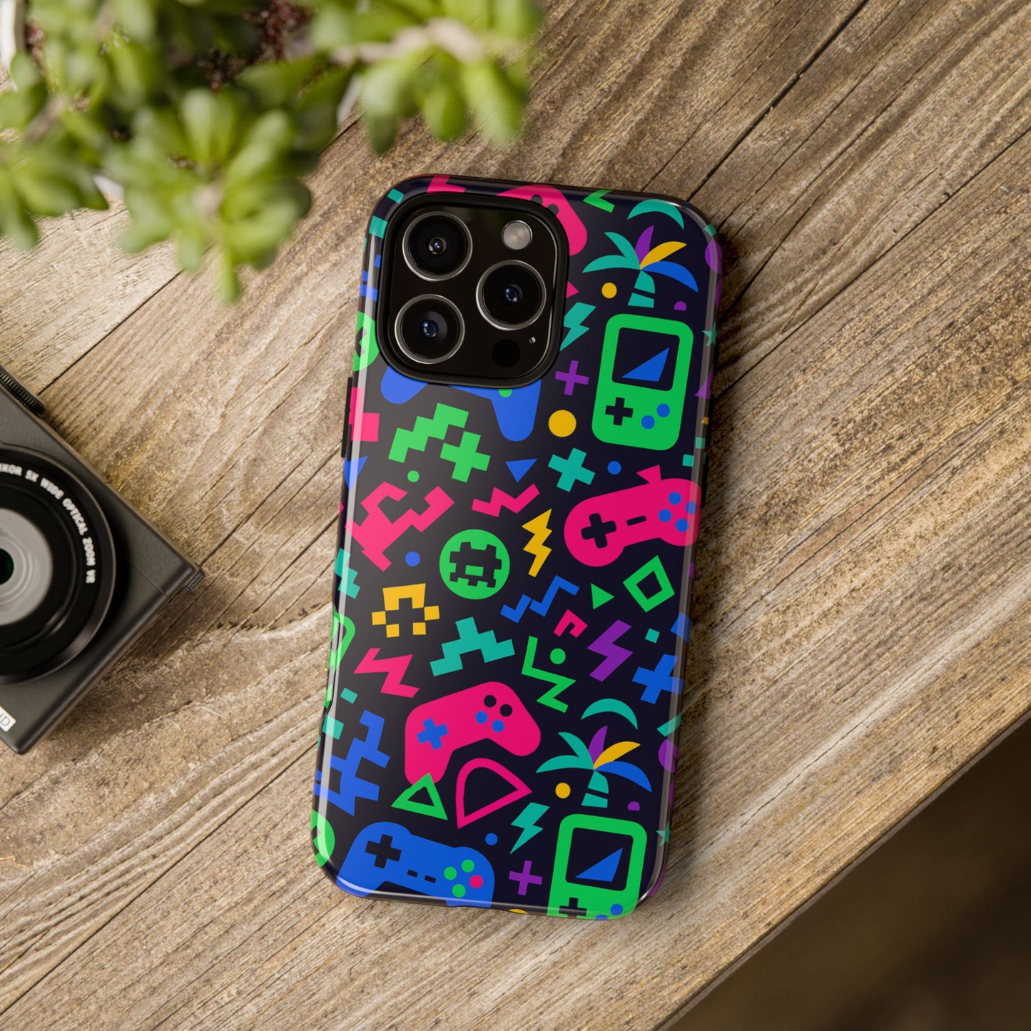 vibrant 3d gaming design protective phone case for creative expression and stylish protection, compatible with iphone 13, 14, 15 & 16 – all models including pro, pro max & plus