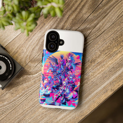 Zero Npc Energy Vibrant 3D Protective Phone Case for Anime Lovers