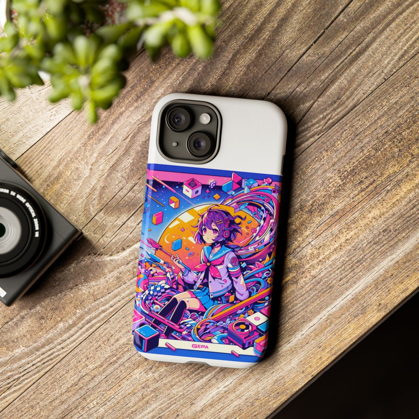 skibidi system update 3d wrap protective phone case for anime and comic fans, durable shock absorption, uv protected, glossy or matte finish
