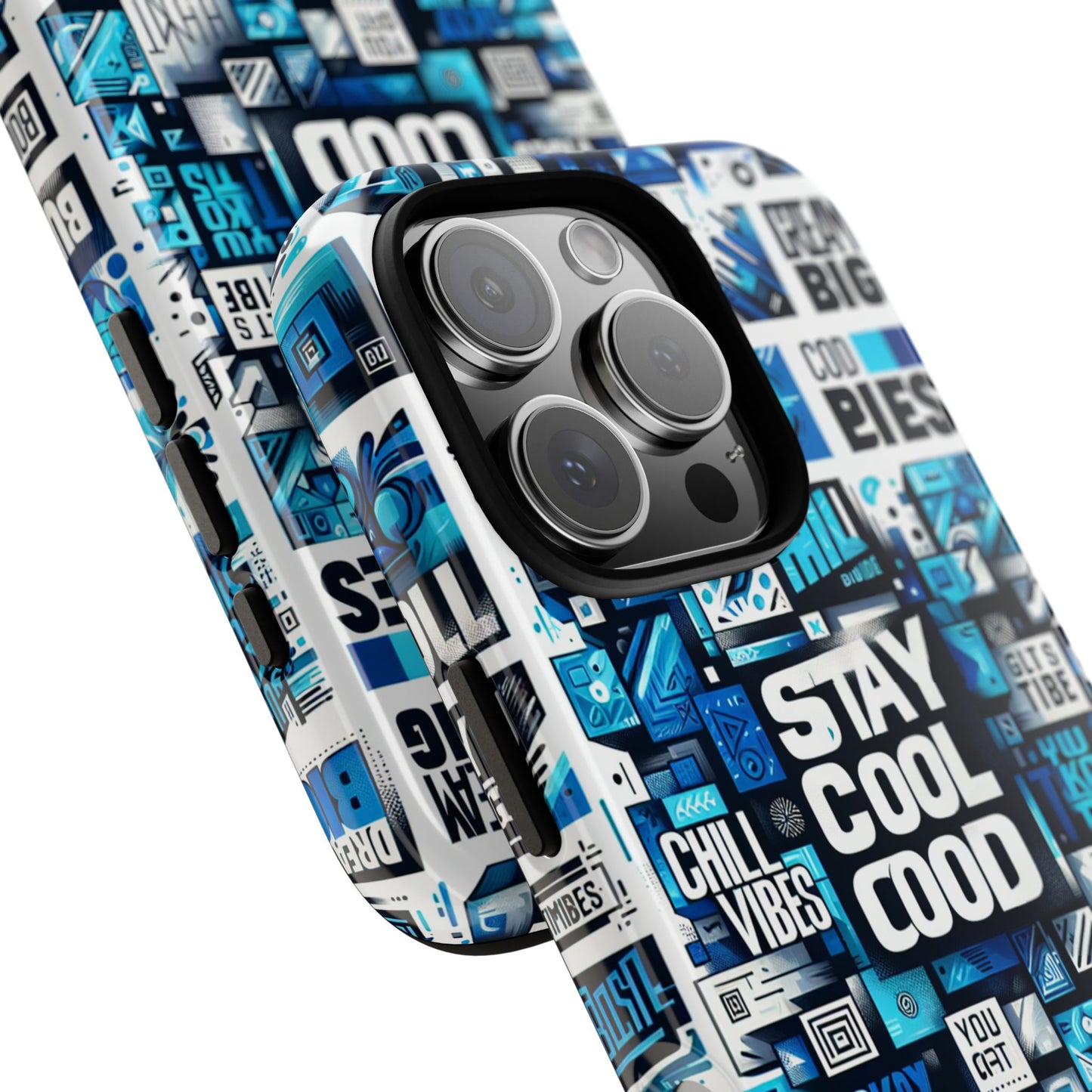 blue pattern image 29 vibrant 3d wrap phone case for men and women shockproof silicone protective cover with uv resistance and glossy or matte finish