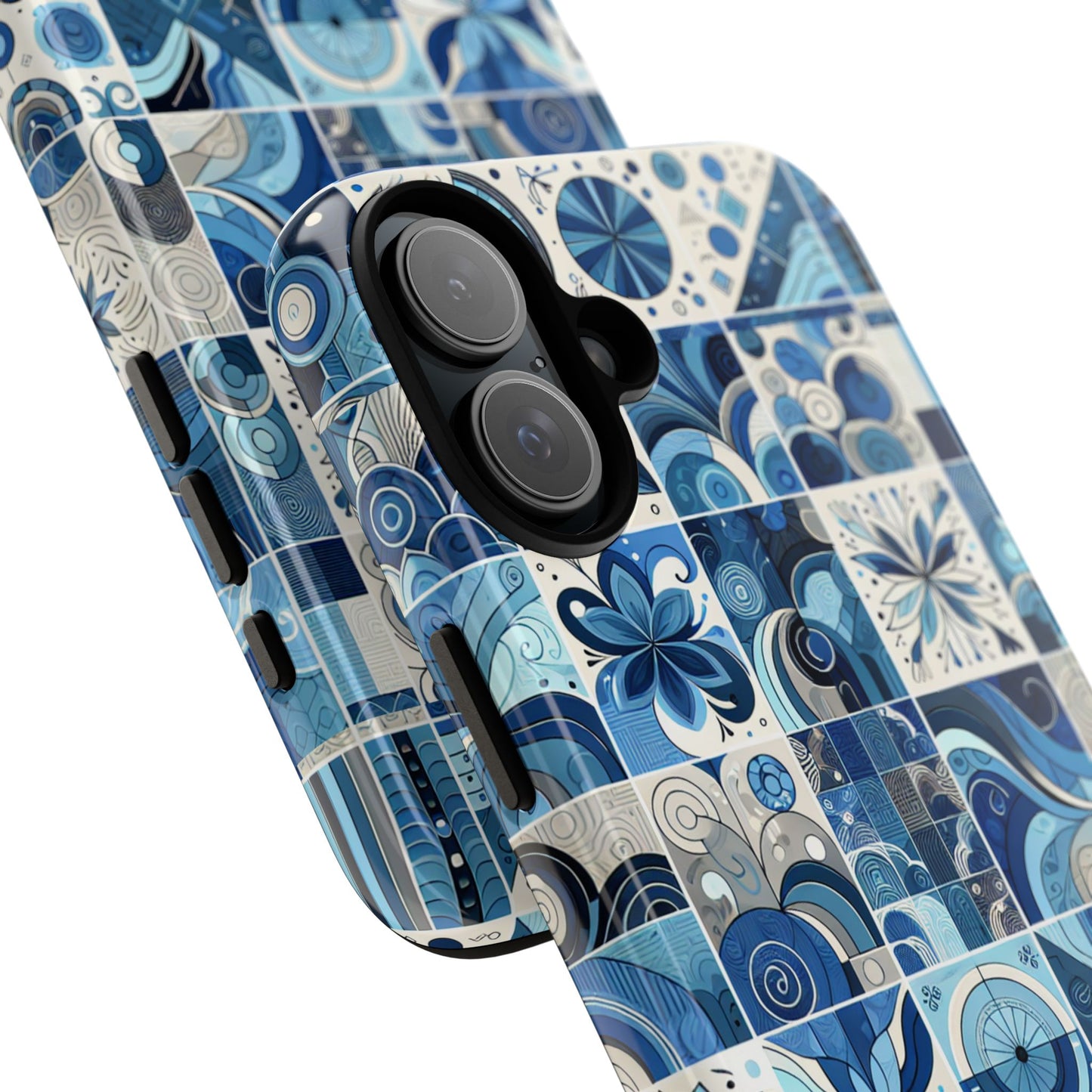 pattern image 9 vibrant 3d phone case for anime and comic fans - stylish shockproof cover with artistic mosaic design, compatible with iphone 13, 14, 15 & 16 – all models including pro, pro max & plus