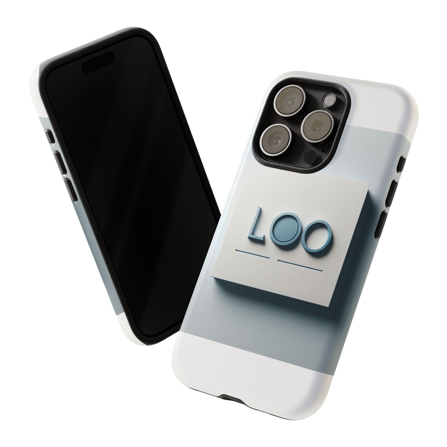 3d wrap protective phone case in blue with modern design for stylish protection compatible with iphone 13, 14, 15 & 16 – all models including pro, pro max & plus