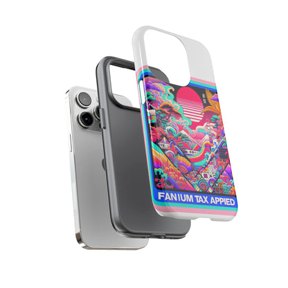 Fanum Tax Applied Protective Phone Case, 3D Wrap Design, Durable Silicone Liner, UV Protected, Shock Absorbing, Fun Anime and Comic Style, Ideal Gift for Tech Enthusiasts