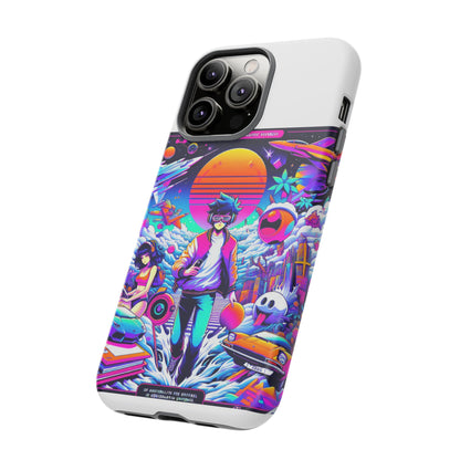 Skibidiverse Traveller Protective Phone Case with 3D Wrap Design, Durable UV Protection, Shock Absorption for Anime and Comic Culture Fans