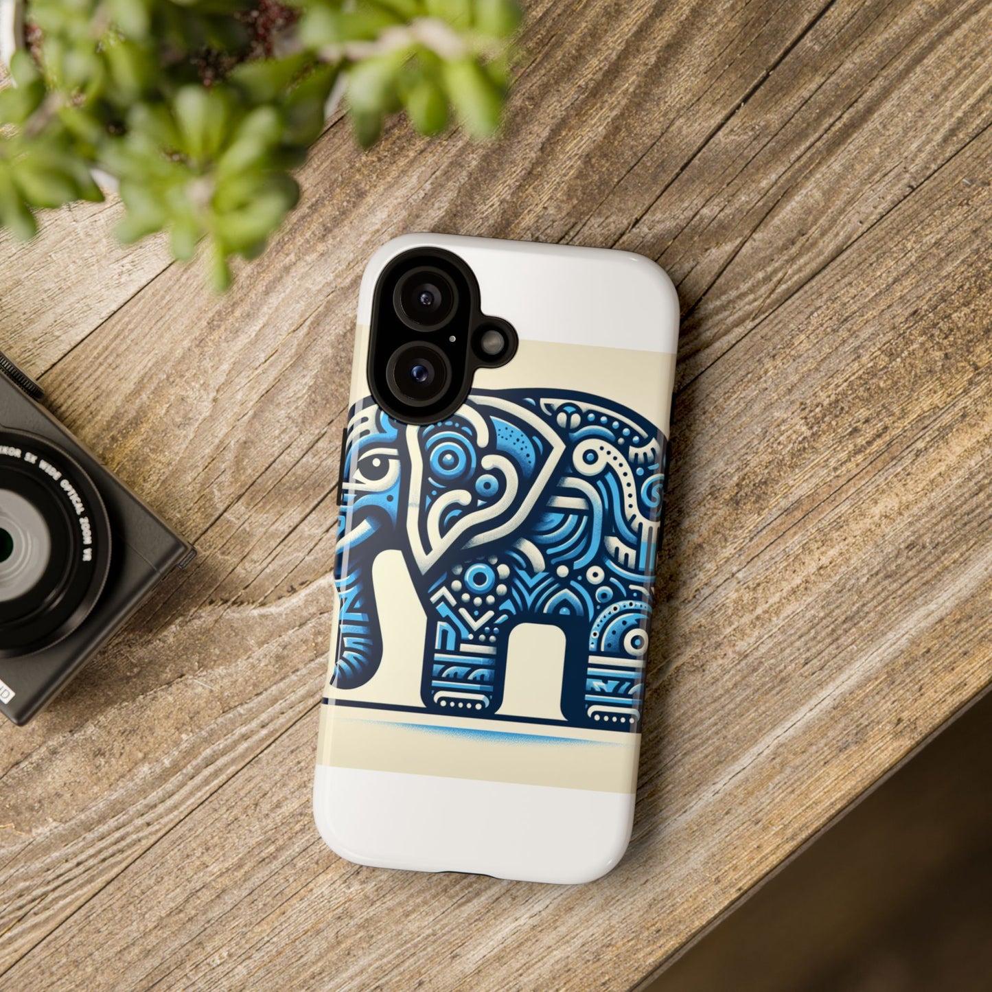 vibrant 3d elephant design phone case for stylish protection and unique aesthetic compatible with iphone 13, 14, 15 & 16 – all models including pro, pro max & plus