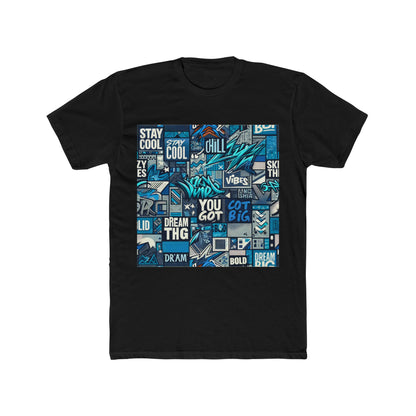 Unisex T-Shirt Aesthetic Blue 4 - Stylish Comfortable Tee for Everyone