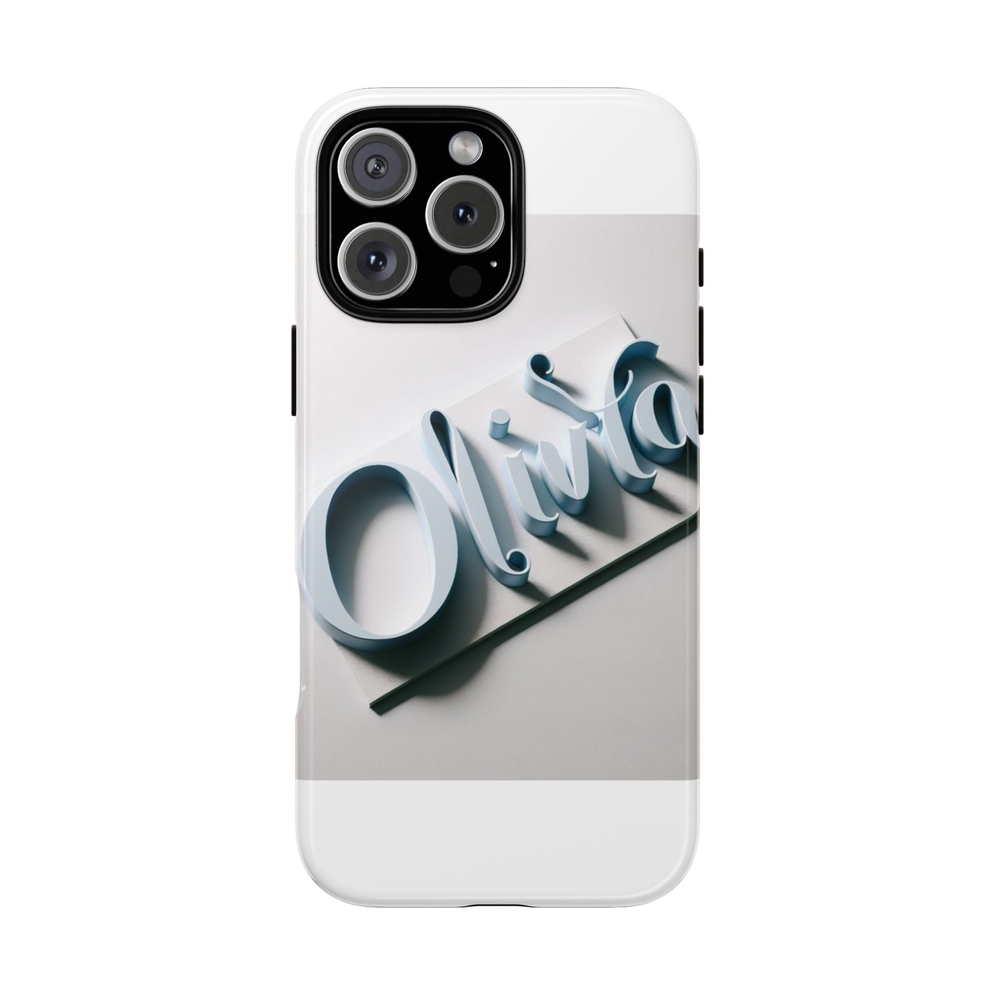 vibrant 3d blue name phone case for stylish protection – unique accessory for self-expression compatible with iphone 13, 14, 15 & 16 – all models including pro, pro max & plus