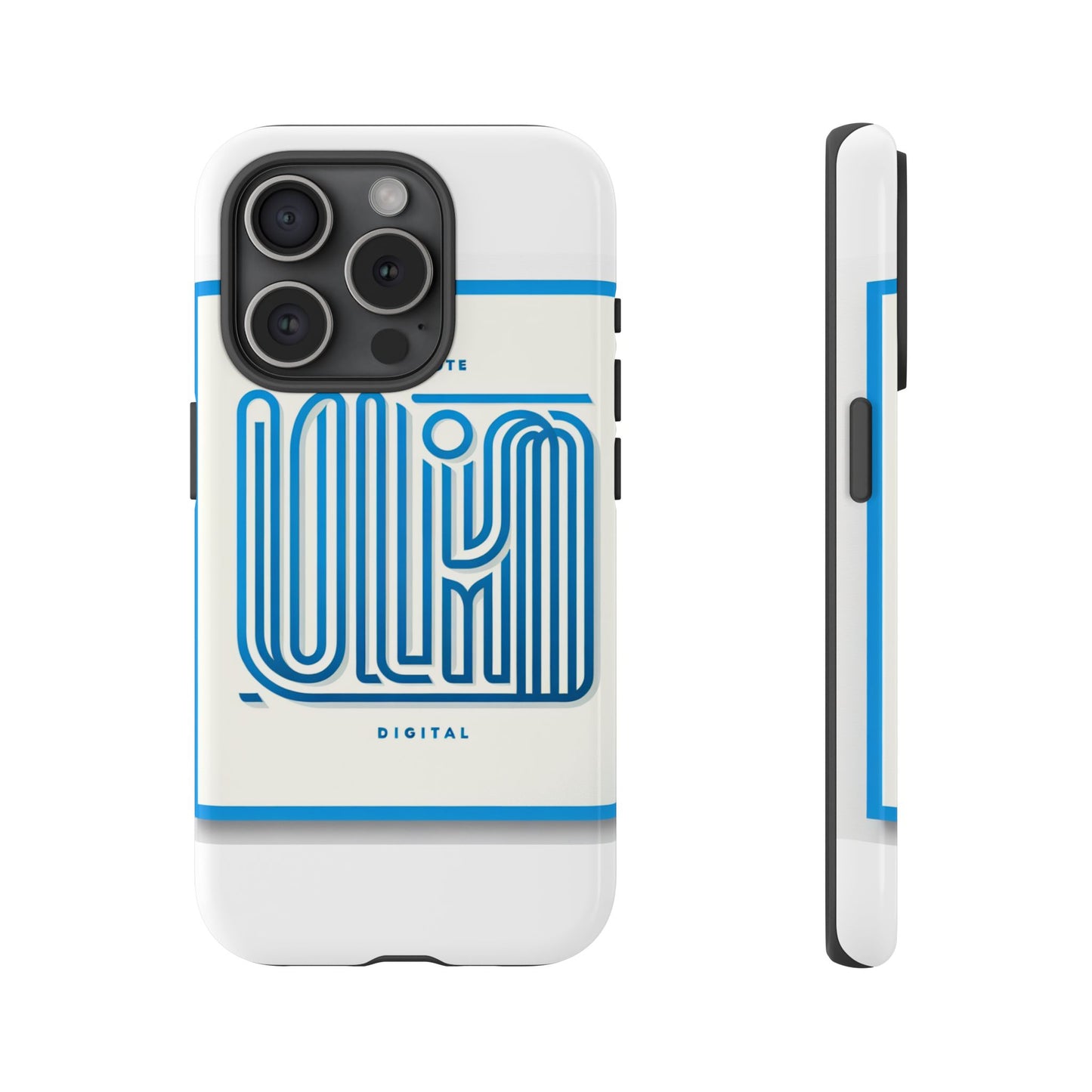 vibrant 3d wrap phone case in blue alphabet design for stylish protection compatible with iphone 13, 14, 15 & 16 – all models including pro, pro max & plus