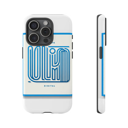 Vibrant 3D Wrap Phone Case in Blue Alphabet Design for Stylish Protection Compatible with iPhone 13, 14, 15 & 16 – All Models Including Pro, Pro Max & Plus