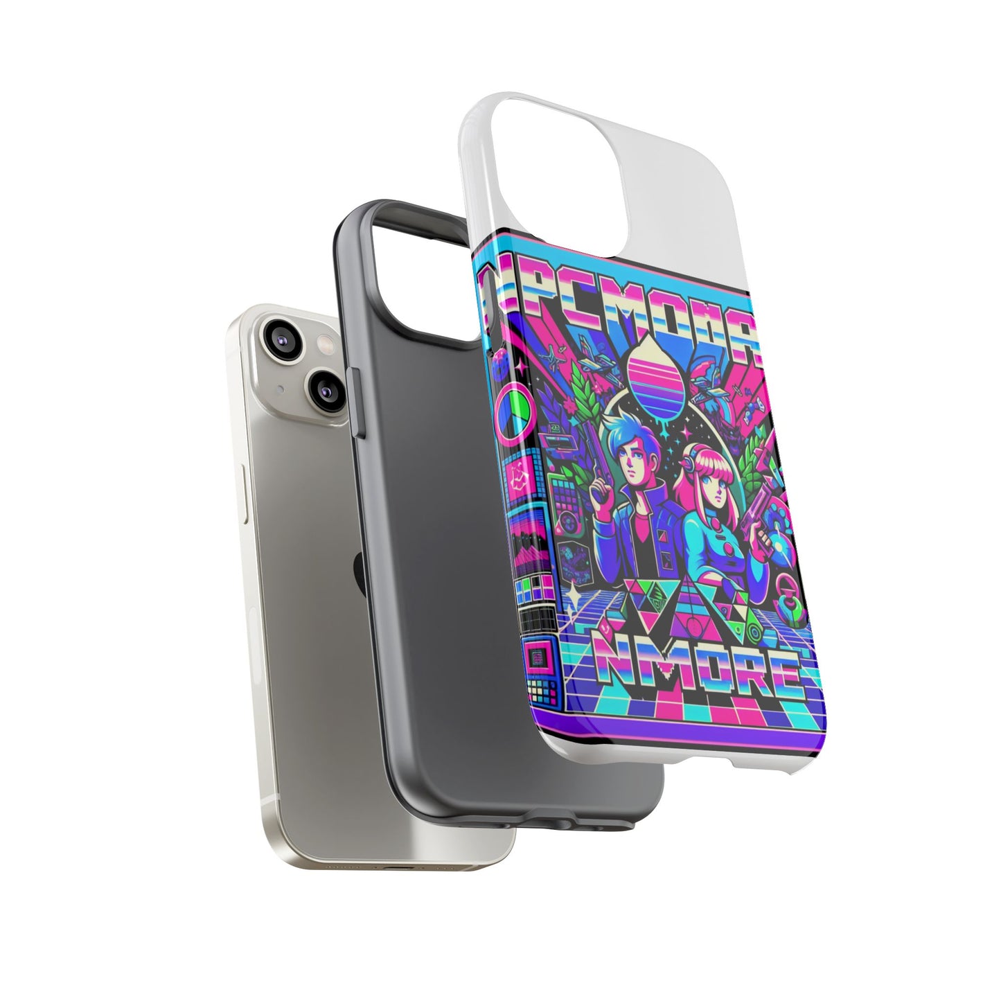 npc no more 3d wrap protective phone case for anime lovers