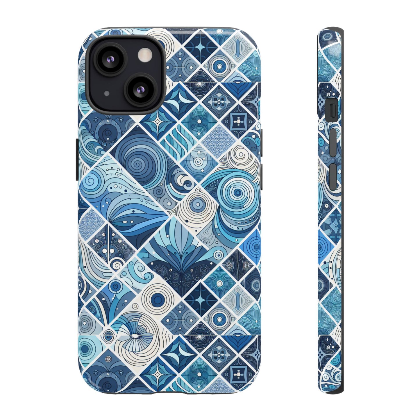 1 pattern image 1 vibrant shockproof phone case for anime and comic fans, retro art style, durable & uv protected, compatible with iphone 13-16 pro max plus