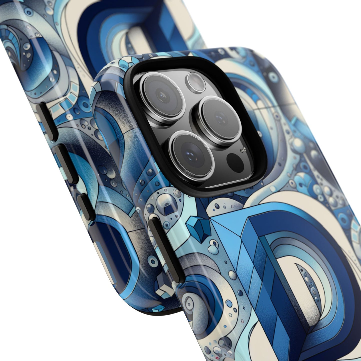 blue alphabet d phone case with 3d wrap and shock absorption for kids and teens durable tpu cover with vivid print and uv protection