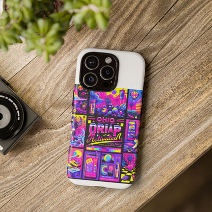 Ohio Drip Activated Protective Phone Case with 3D Wrap Design, UV Protection, Durable TPU Silicone Liner, Ideal Gift for Tech Enthusiasts and Anime Lovers