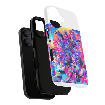 Zero Npc Energy Vibrant 3D Protective Phone Case for Anime Lovers