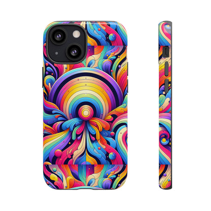 Pattern Image 10 Retro Anime Comic Phone Case for Men Women with Vibrant Abstract Design Compatible with iPhone 13, 14, 15 & 16 – all models including Pro, Pro Max & Plus