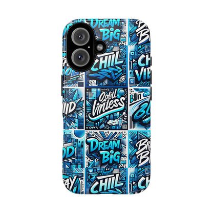 Blue Pattern Image 27 Phone Case for Mobile Phones Shockproof Protective Cover with 3D Wrap Design Anime Comic Style for Men Women and Teenagers