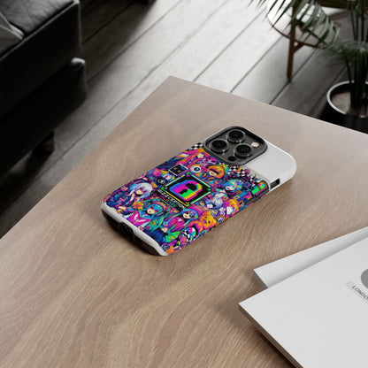 Rizzception Unlocked 3D Wrap Protective Phone Case for Anime Lovers