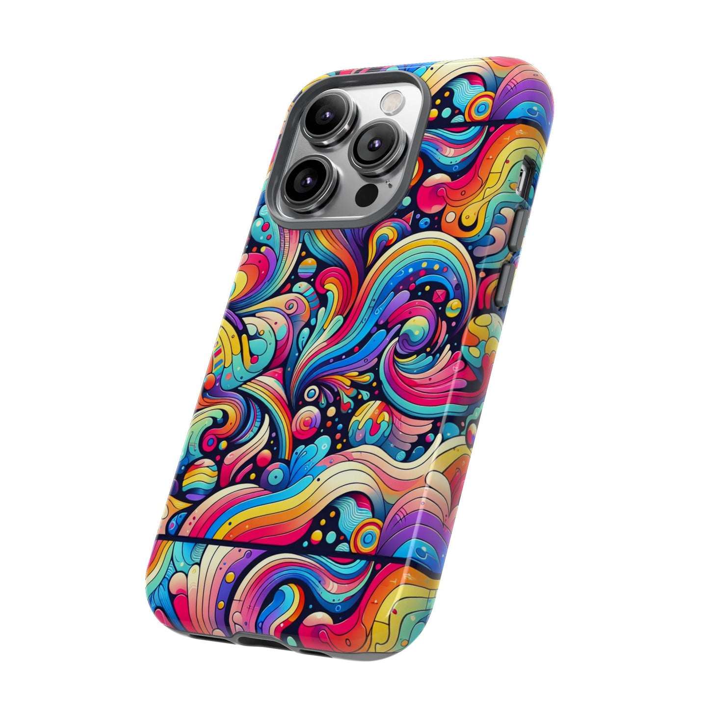 pink pattern image 2 smartphone case with 3d wrap design for stylish protection