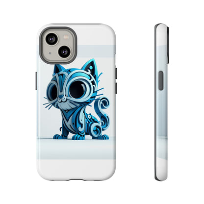 Vibrant 3D Cat Design Phone Case – Playful Protection Accessory for Self-Expression – Compatible with iPhone 13, 14, 15 & 16 – all models including Pro, Pro Max & Plus
