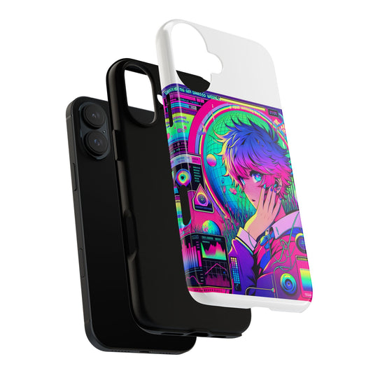 Touching Grass Weekly 3D Protective Phone Case for Anime Lovers, Durable Shock Absorption, UV Protected, Glossy or Matte Finish Options