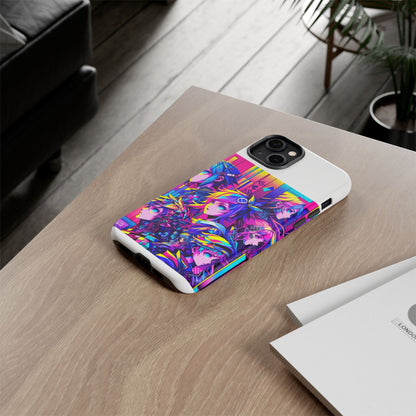 Cap-Free Culture Protective Phone Case with 3D Wrap Design, Durable Silicone Liner, UV Resistant, Ideal Gift for Anime and Comic Fans