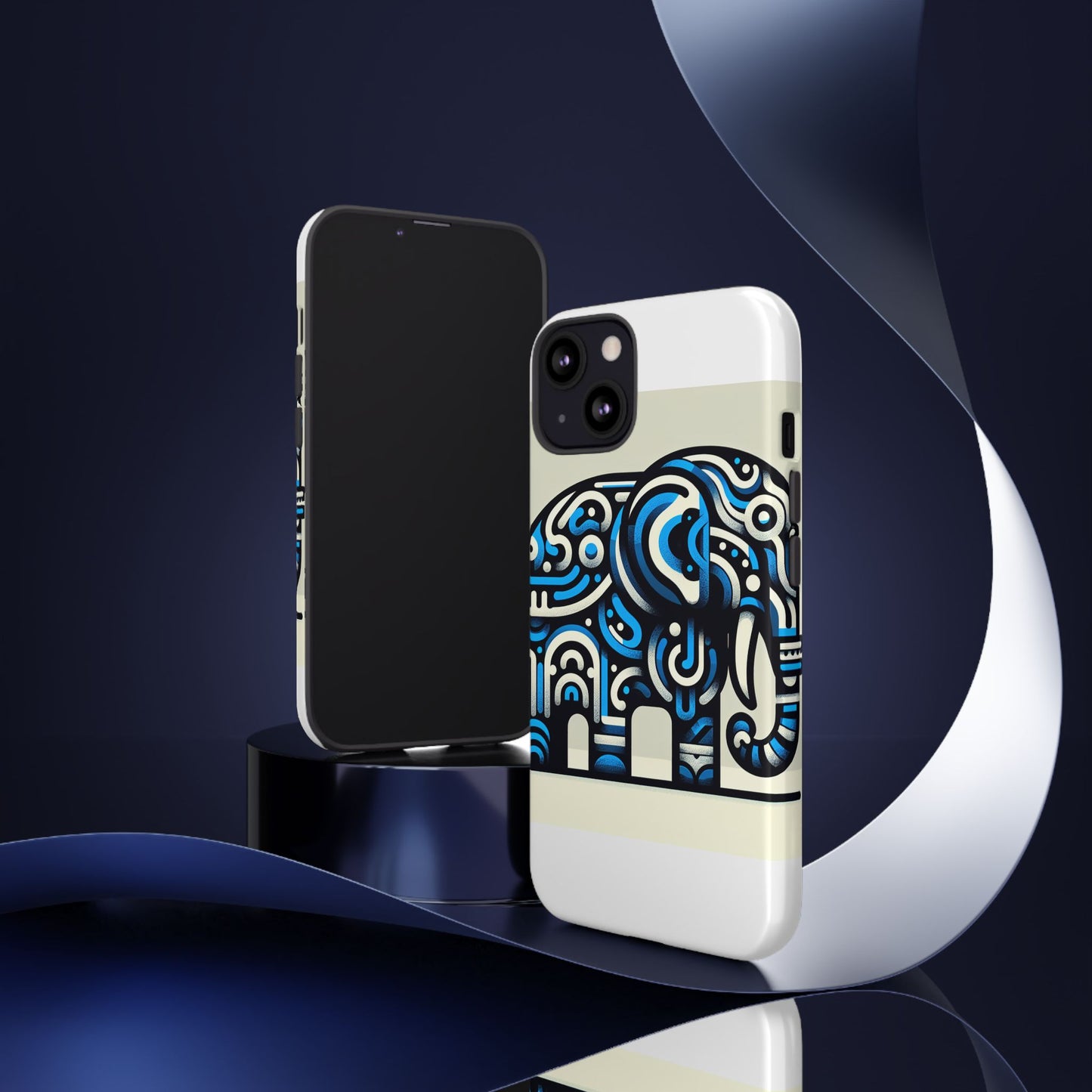 vibrant 3d elephant design protective phone case for stylish protection compatible with iphone 13, 14, 15 & 16 – all models including pro, pro max & plus