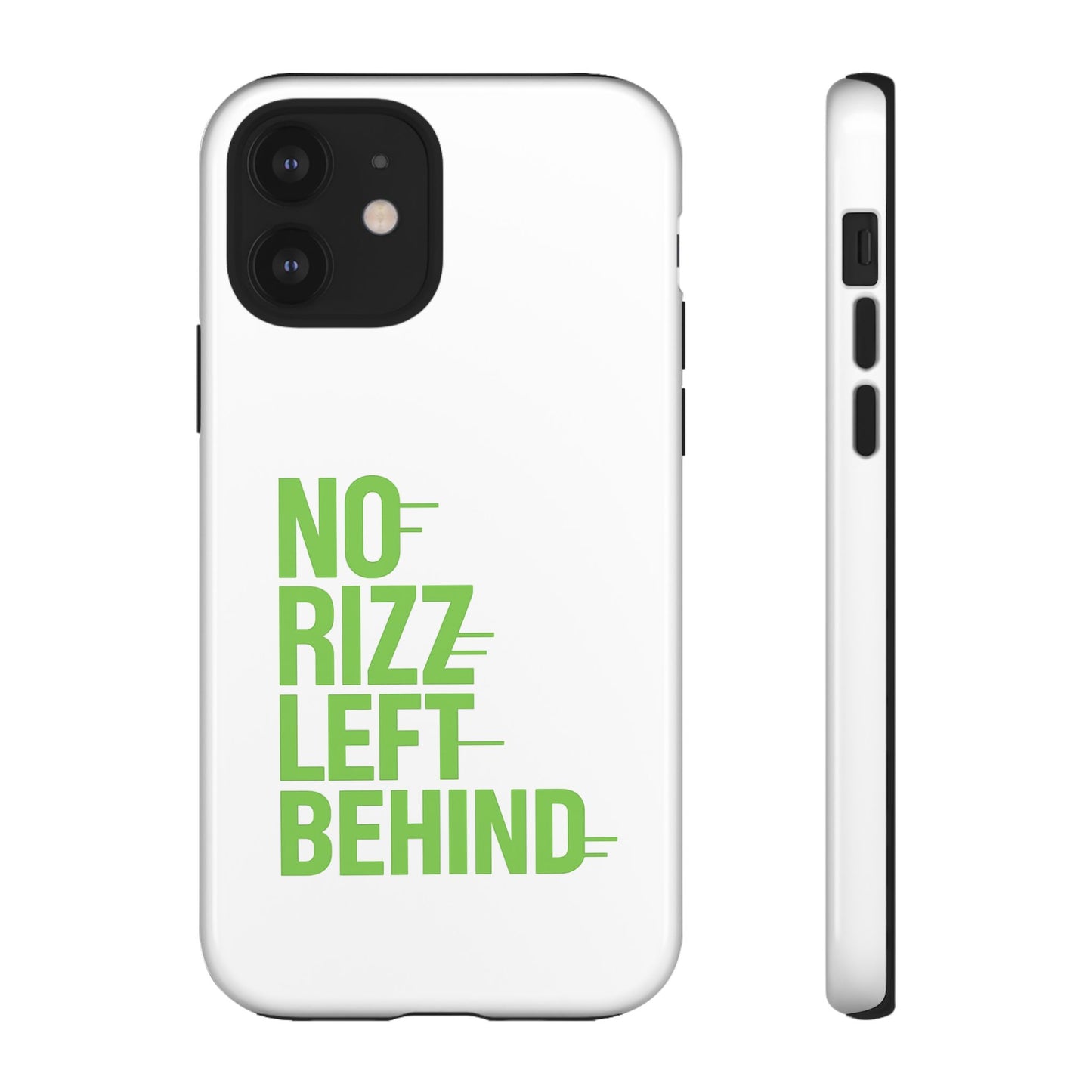 copy of tough cases - no rizz left behind phone case for ultimate protection and style, impact-resistant, dual layer, vibrant design, perfect gift for adults