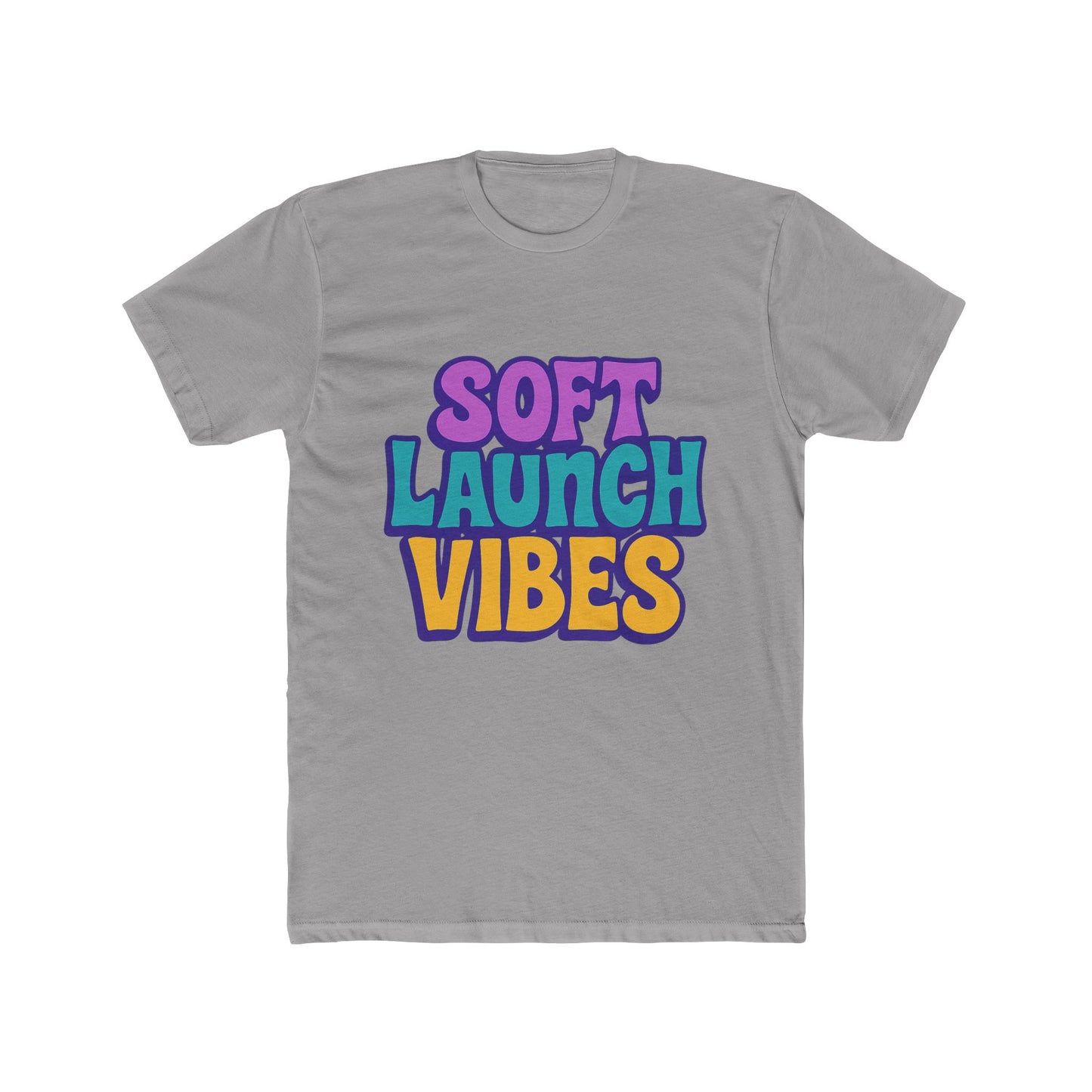 soft launch vibes unisex t-shirt - aesthetic purple tee for casual style, everyday comfort, and unique fashion statements