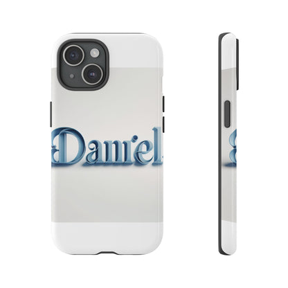 Vibrant 3D Wrap Protective Phone Case in Blue Lettering Stylish Design for Unique Accessory Lovers Compatible with iPhone 13, 14, 15 & 16 – all models including Pro, Pro Max & Plus