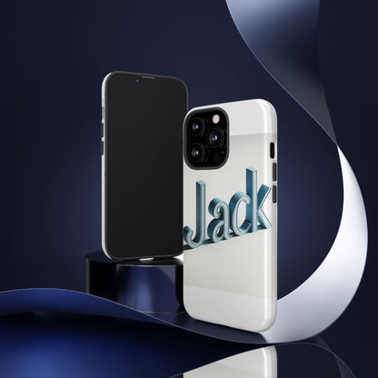 Vibrant 3D Text Protective Phone Case in Blue for Unique Self-Expression – Stylish Protection Compatible with iPhone 13, 14, 15 & 16 – all models including Pro, Pro Max & Plus