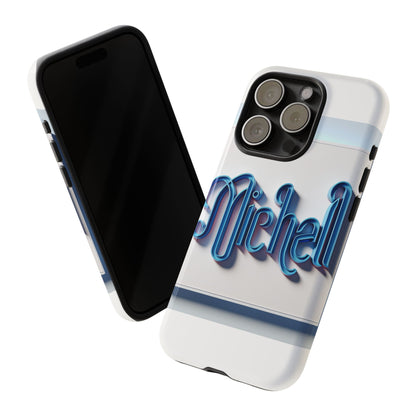 Vibrant 3D Glossy Phone Case in Retro Blue Design Stylish Protection Accessory Compatible with iPhone 13, 14, 15 & 16 – all models including Pro, Pro Max & Plus
