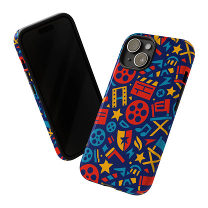 Vibrant 3D Movie Icons Protective Phone Case for Kids and Adults – Stylish Accessory – Compatible with iPhone 13, 14, 15 & 16 – all models including Pro, Pro Max & Plus