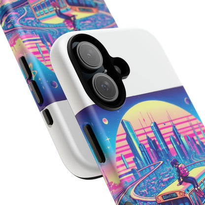 Bussin Through Timelines Protective Phone Case for Anime Lovers, Durable 3D Wrap Design, Shock Absorbent TPU Silicone, UV Protected, Stylish Accessory for Smartphones