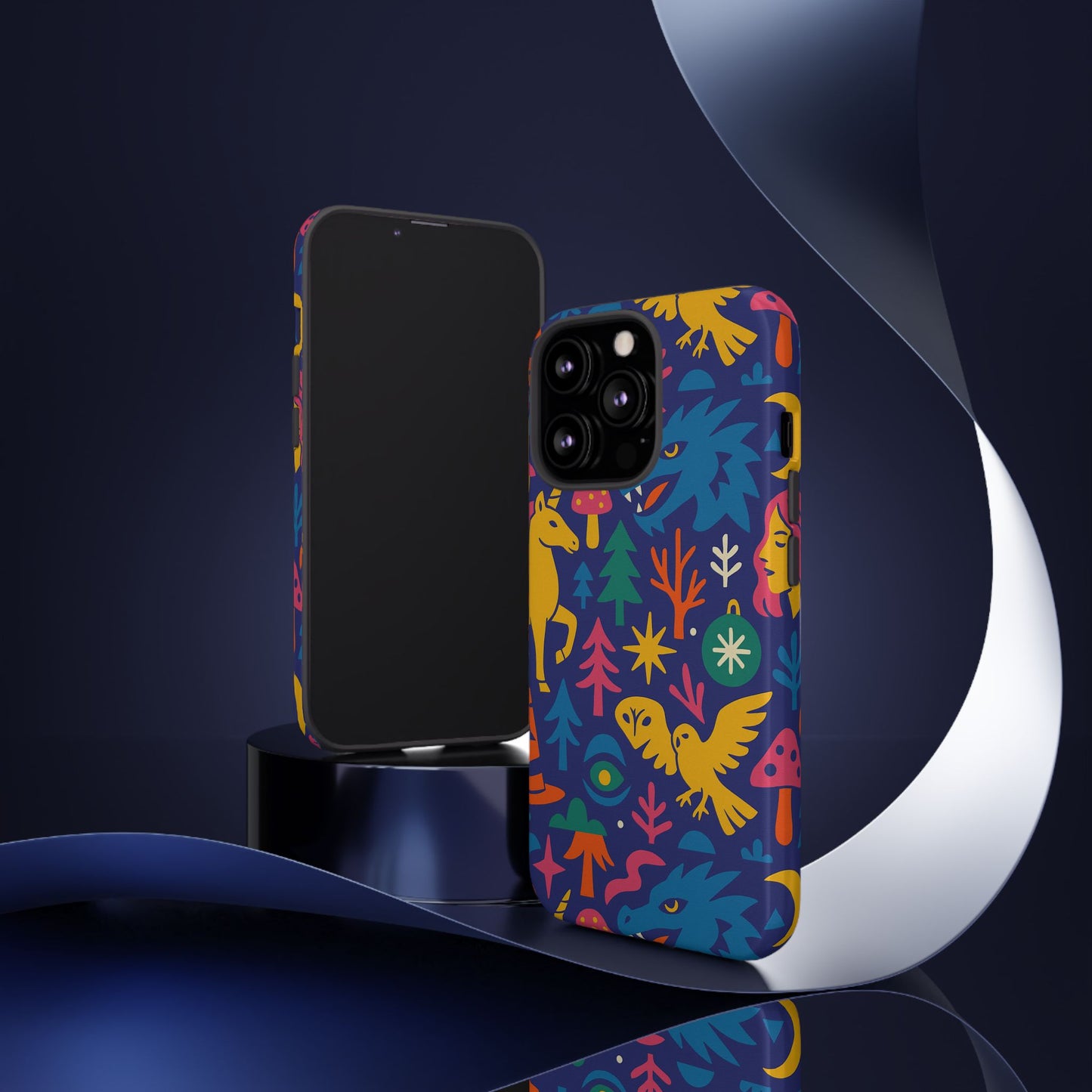 vibrant retro 3d wrap protective phone case with funky multicolour design stylish accessory for self-expression compatible with iphone 13, 14, 15 & 16 – all models including pro, pro max & plus